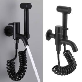 Pulvérisateur De Toilette À Haute Pression Avec Le Kit De Robinet – رشاش مع صنبور حمام